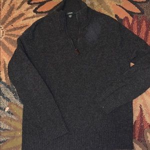 Men’s J Crew Large grey wool sweater